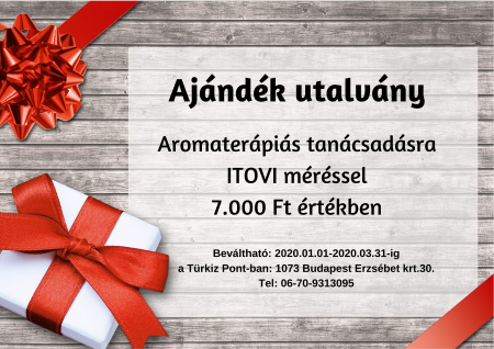 Aromaterápia utalvány név nélkül 2