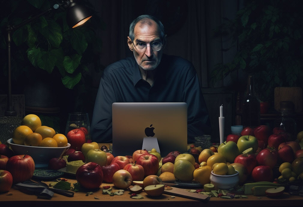 Steve Jobs and fruits